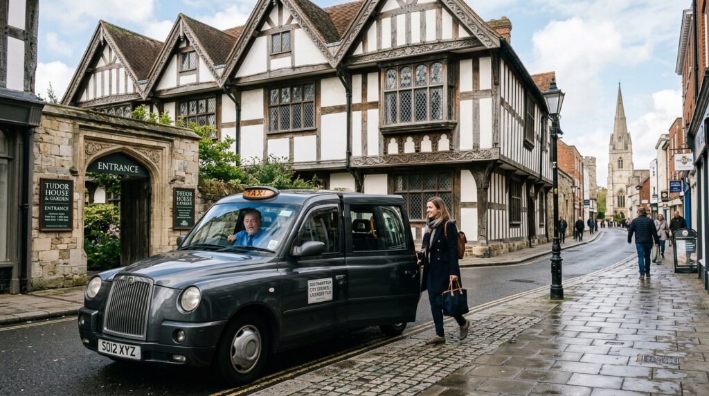 Southampton Taxi to Tudor House